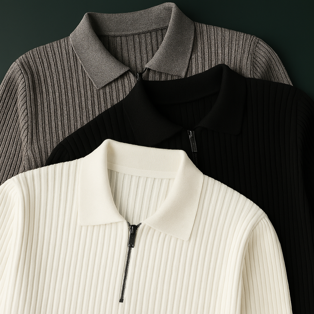 Elliot Cotton Quarter-Zip Sweater