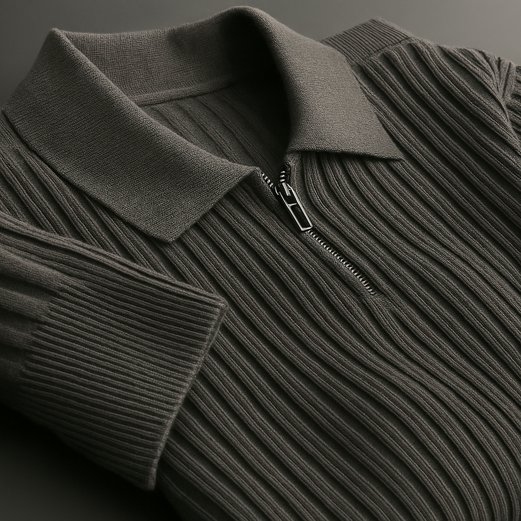 Elliot Cotton Quarter-Zip Sweater