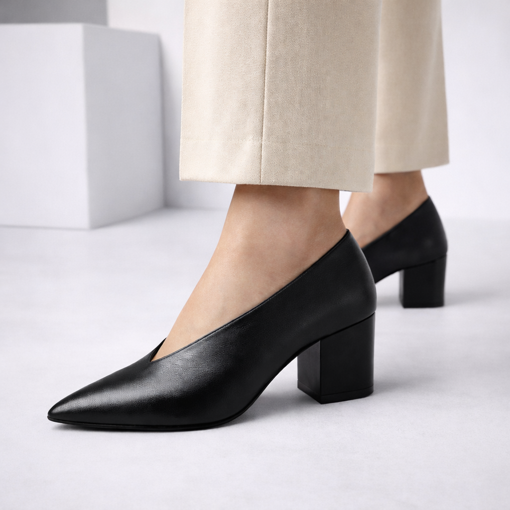 Savona Genuine Leather Heels