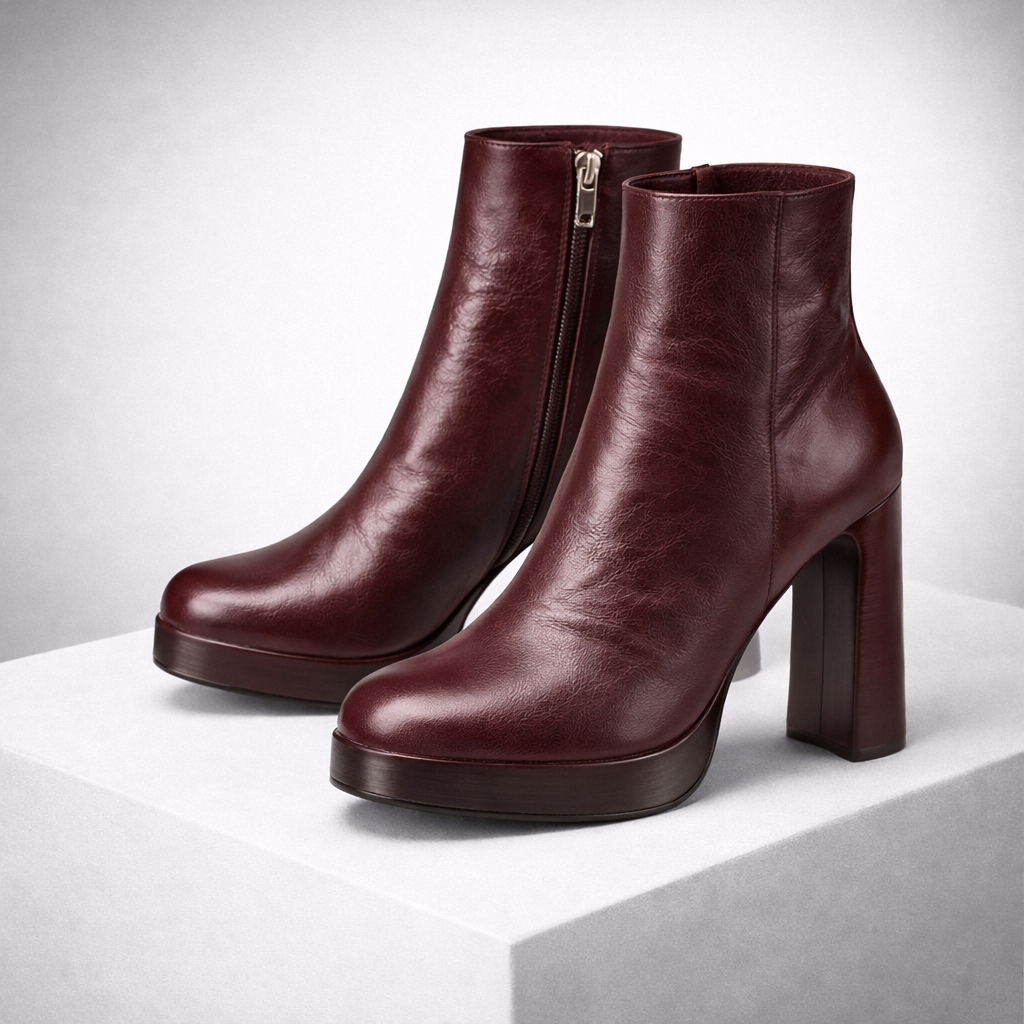 Savona Genuine Leather Heels