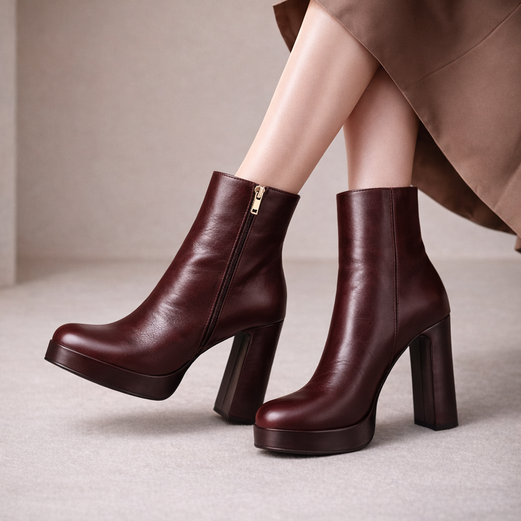 Savona Genuine Leather Heels