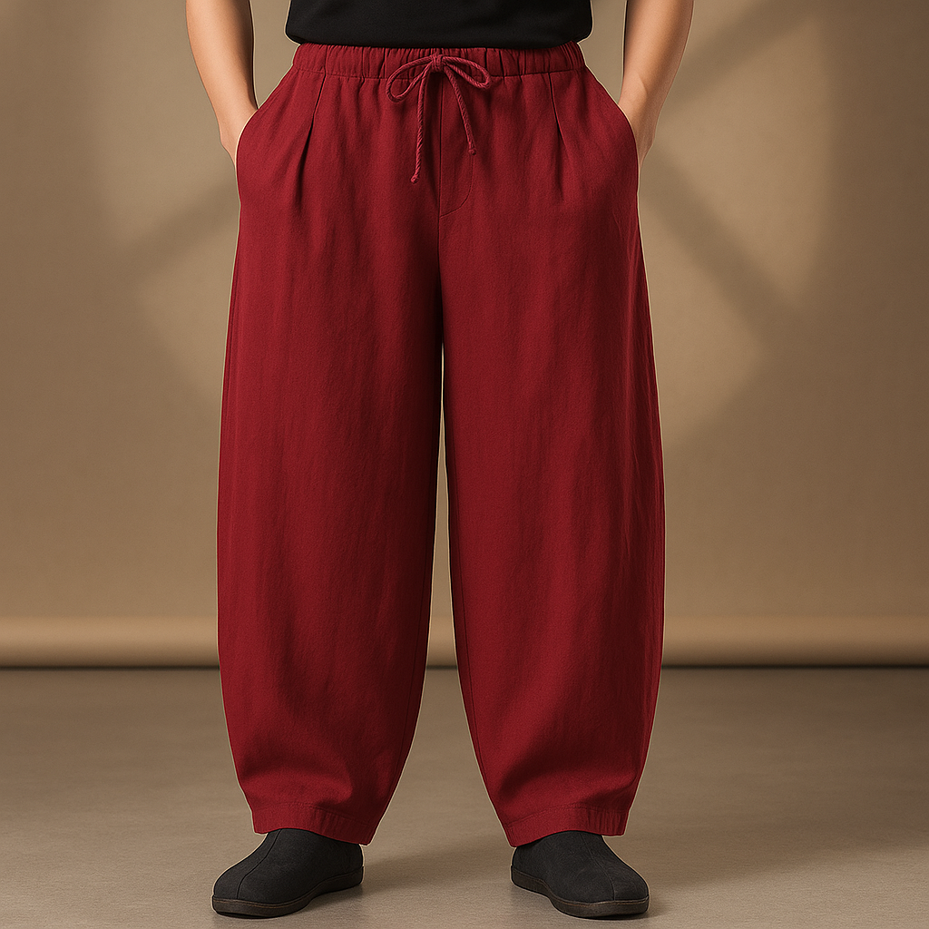 Camden Wide-Leg Linen Pants