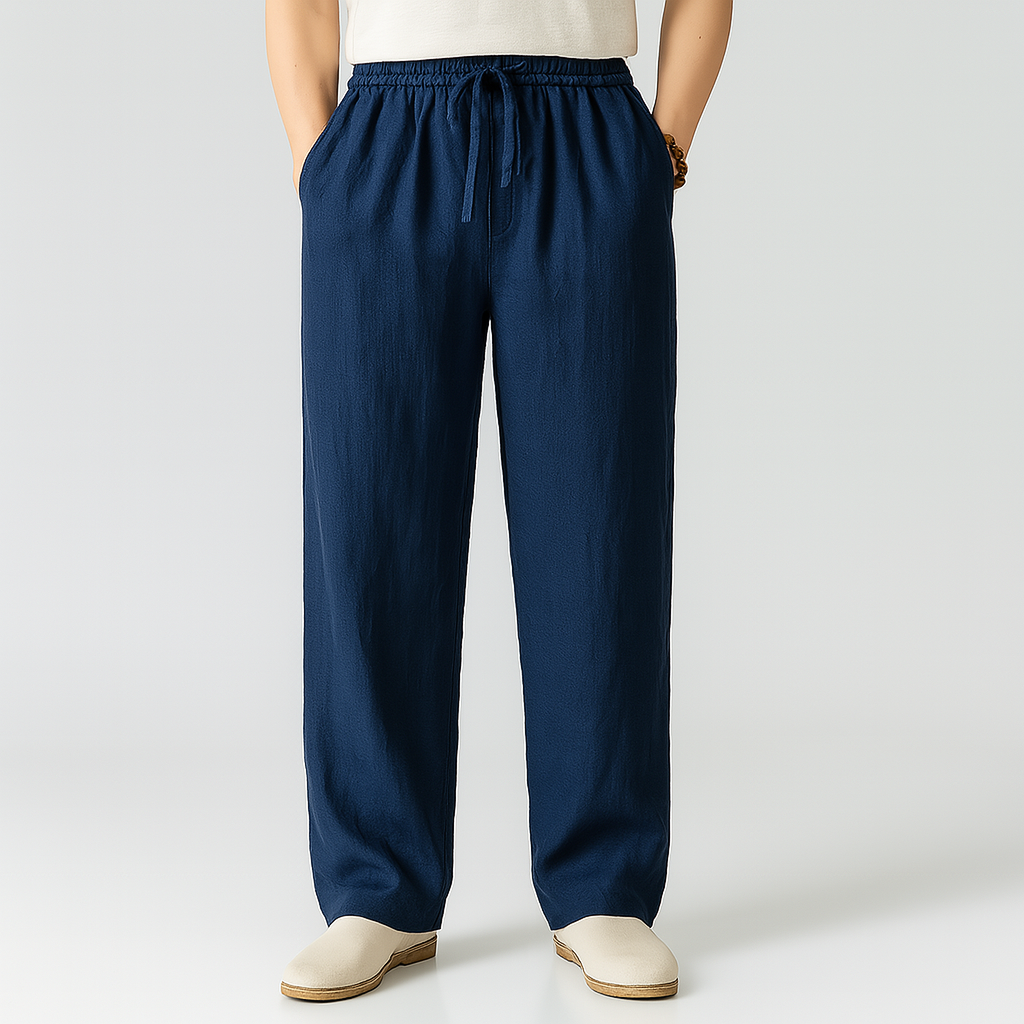 Montari Linen Drawstring Pants
