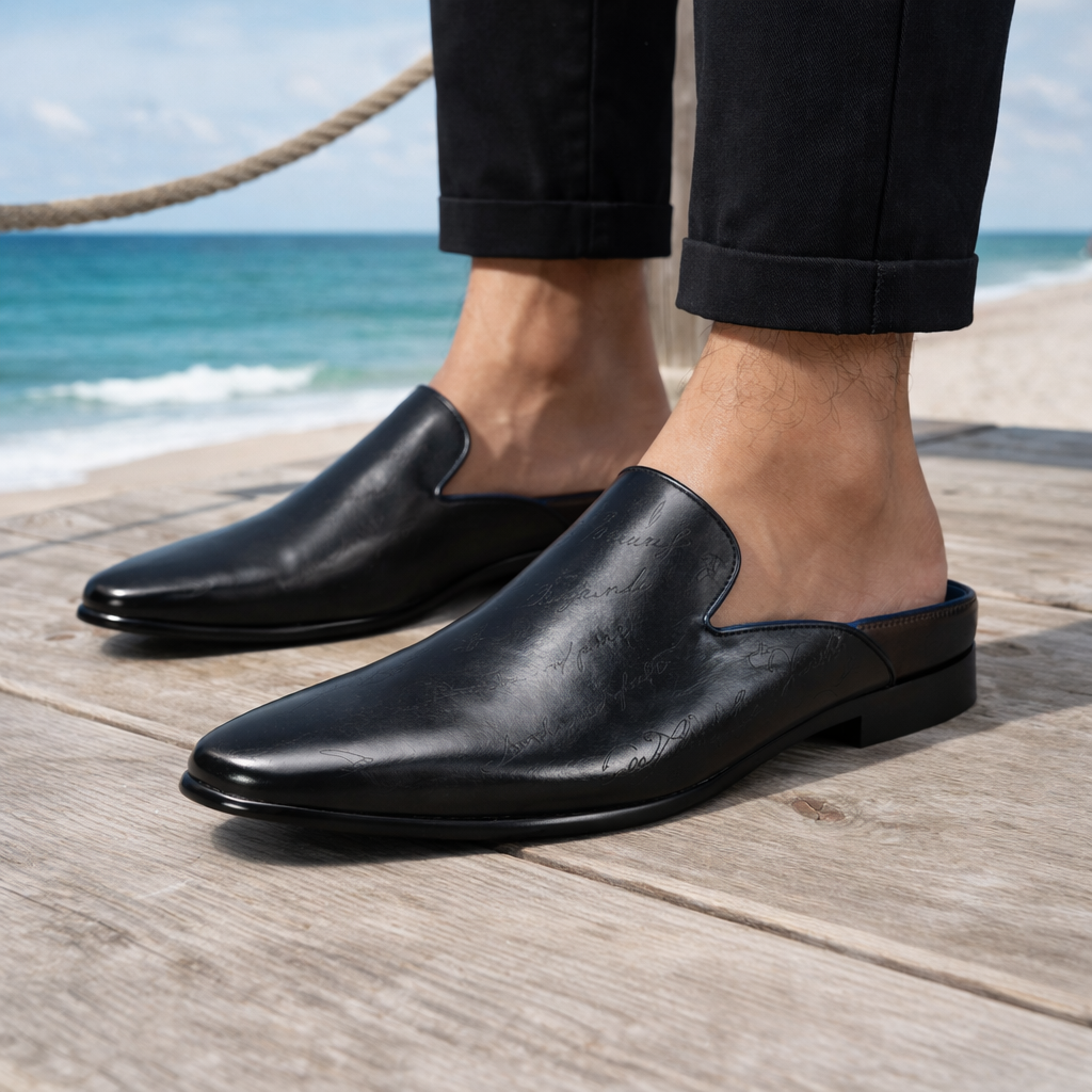 Montari Genuine Leather Slip-On Loafers