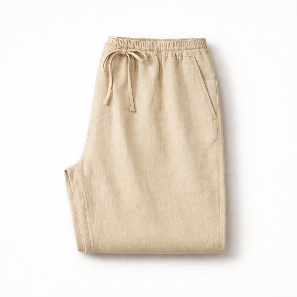 Montari Linen Drawstring Pants