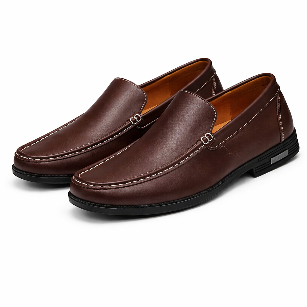 Savino Leather Loafers