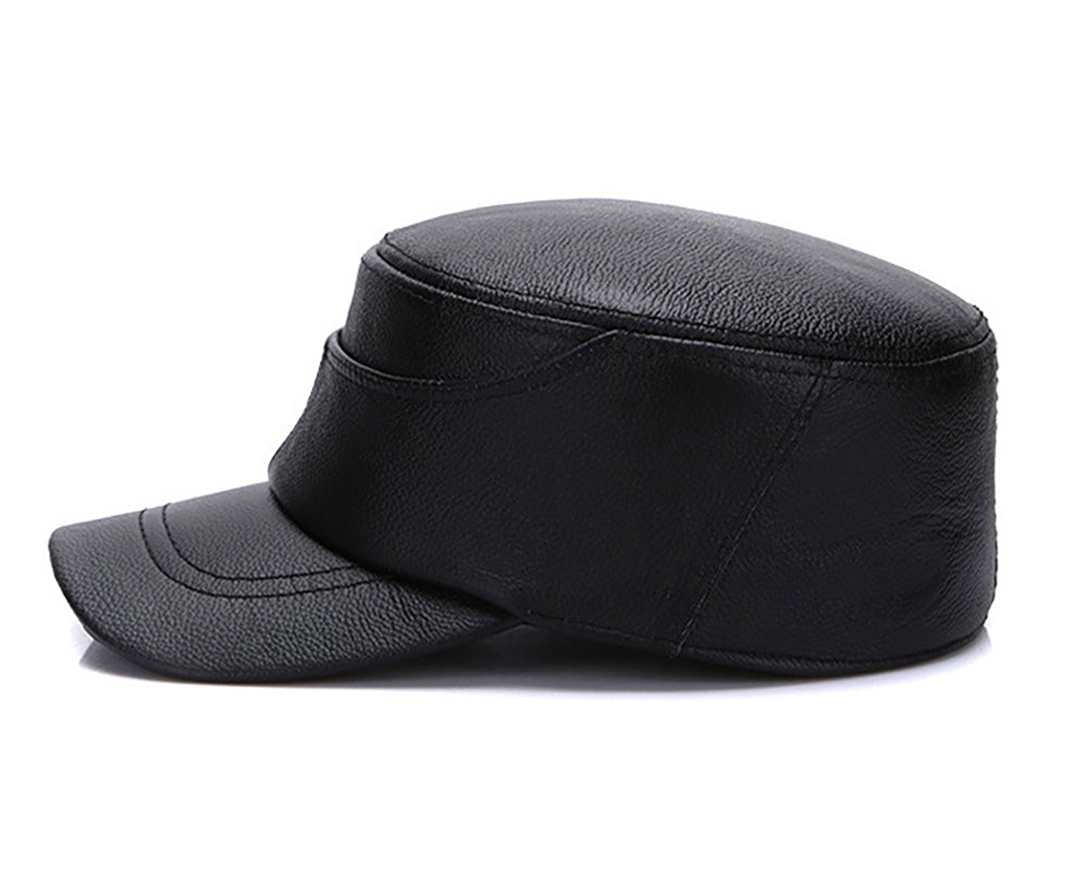 Montari Genuine Leather Cap