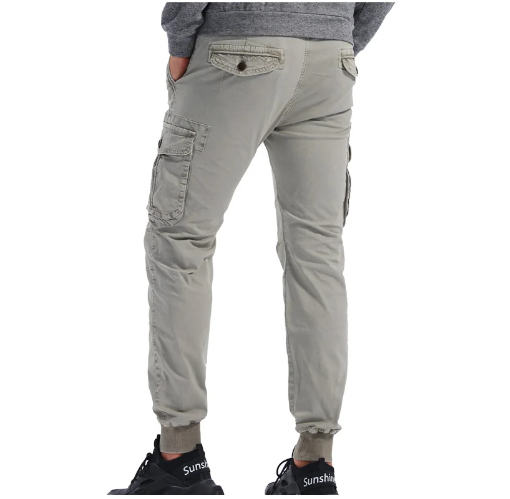 Harrison Cotton Cargo Drawstring Pants