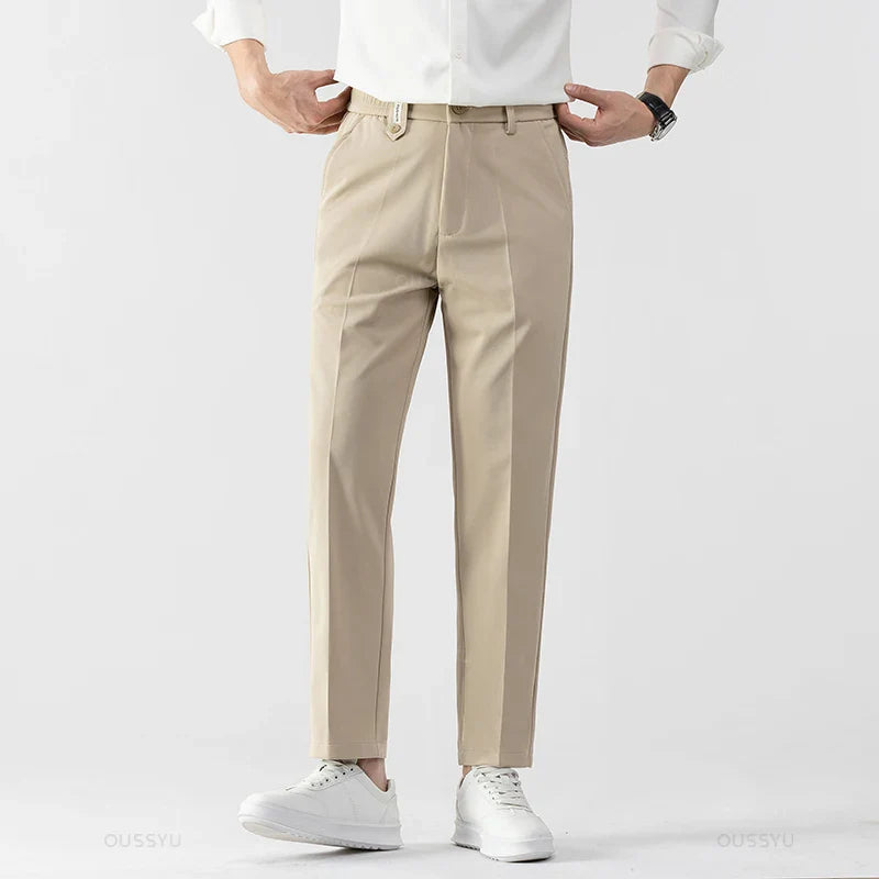 Montari Slim-Fit Dress Pants