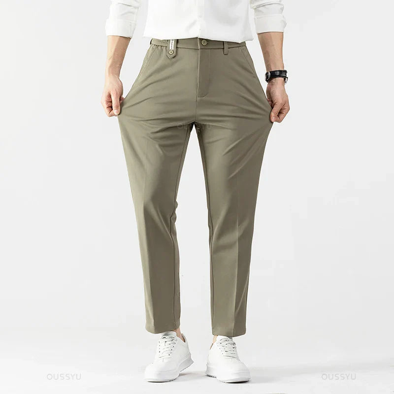 Montari Slim-Fit Dress Pants