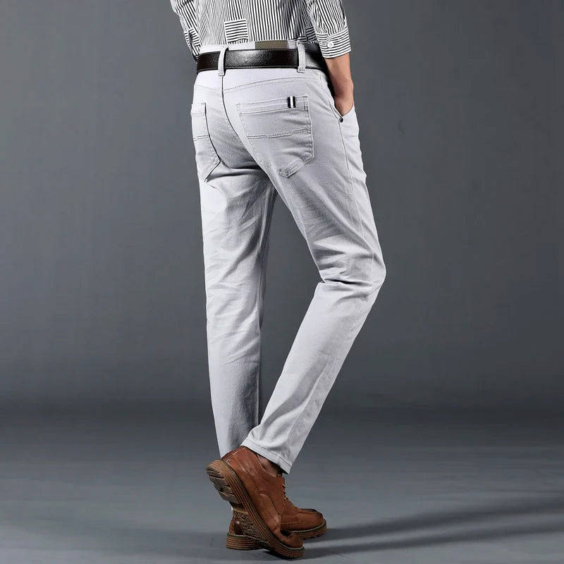 Montari Slim Fit Cotton Pants