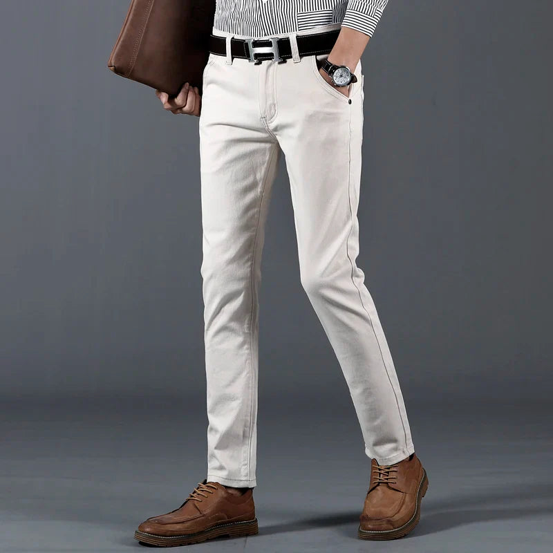 Montari Slim Fit Cotton Pants