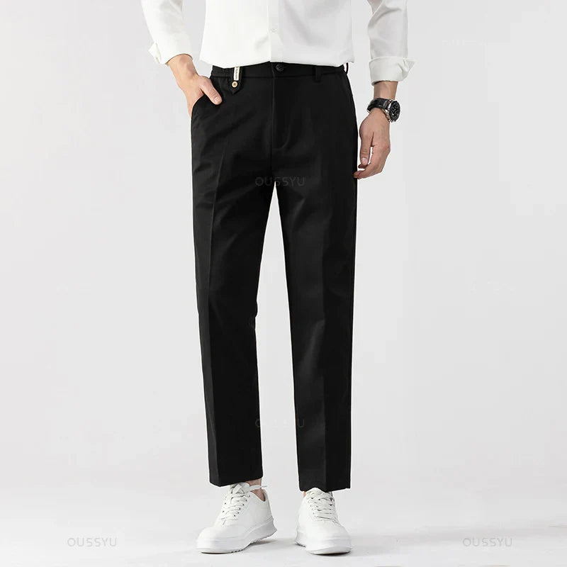 Montari Slim-Fit Dress Pants