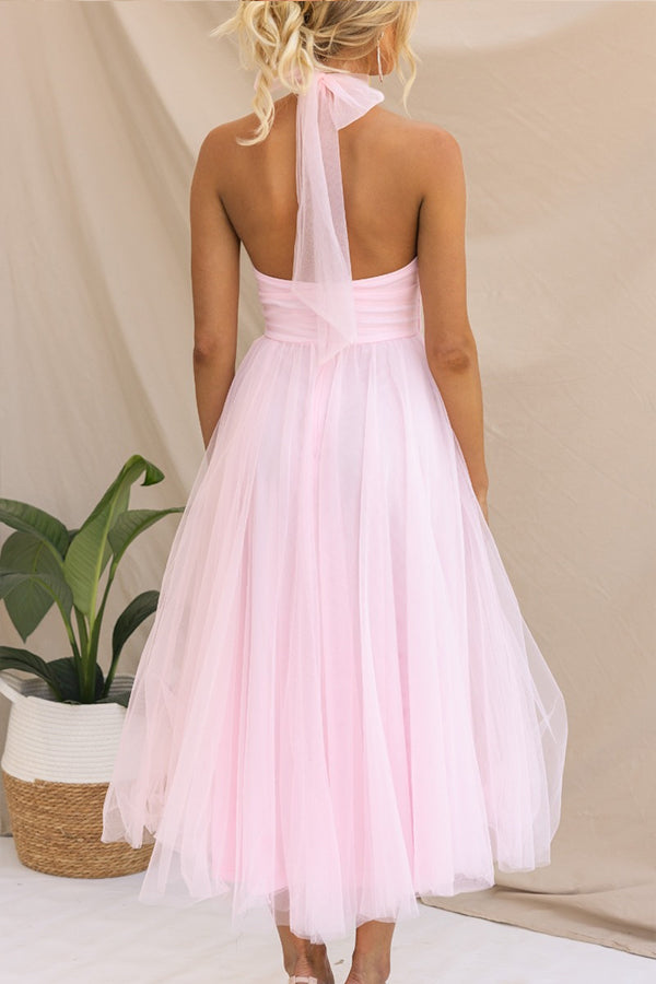 Tulle Midi Dress – Women's Wedding Guest Dress