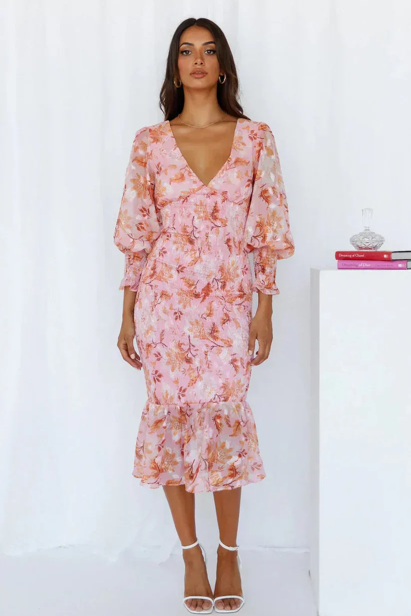 Floral Maxi Dress – Women's Evening Dress