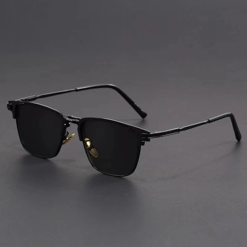 Verano UV400 Metal Frame Geometric Sunglasses
