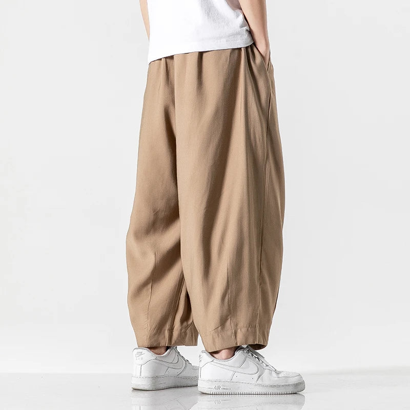 Corwin Wide-Leg Cotton Sweatpants