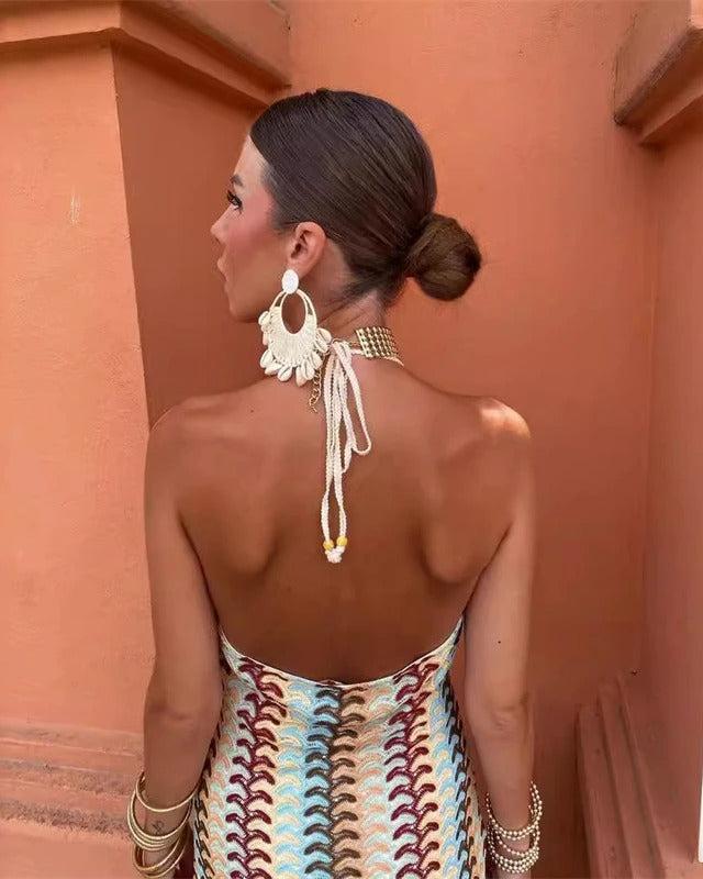 Crochet Maxi Dress – Women's Summer Dress