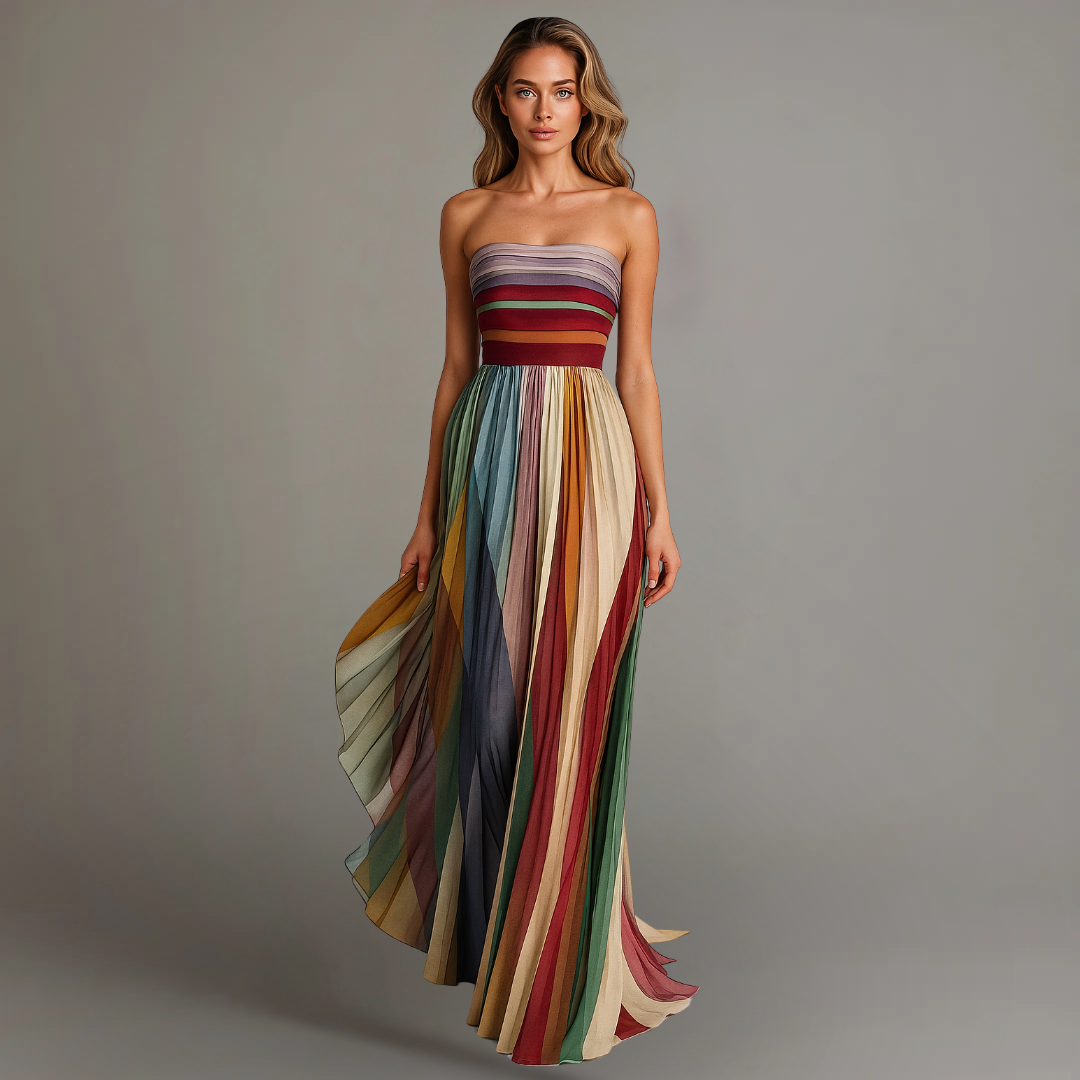 Strapless Maxi Dress – Women's Holiday Dress | Judith