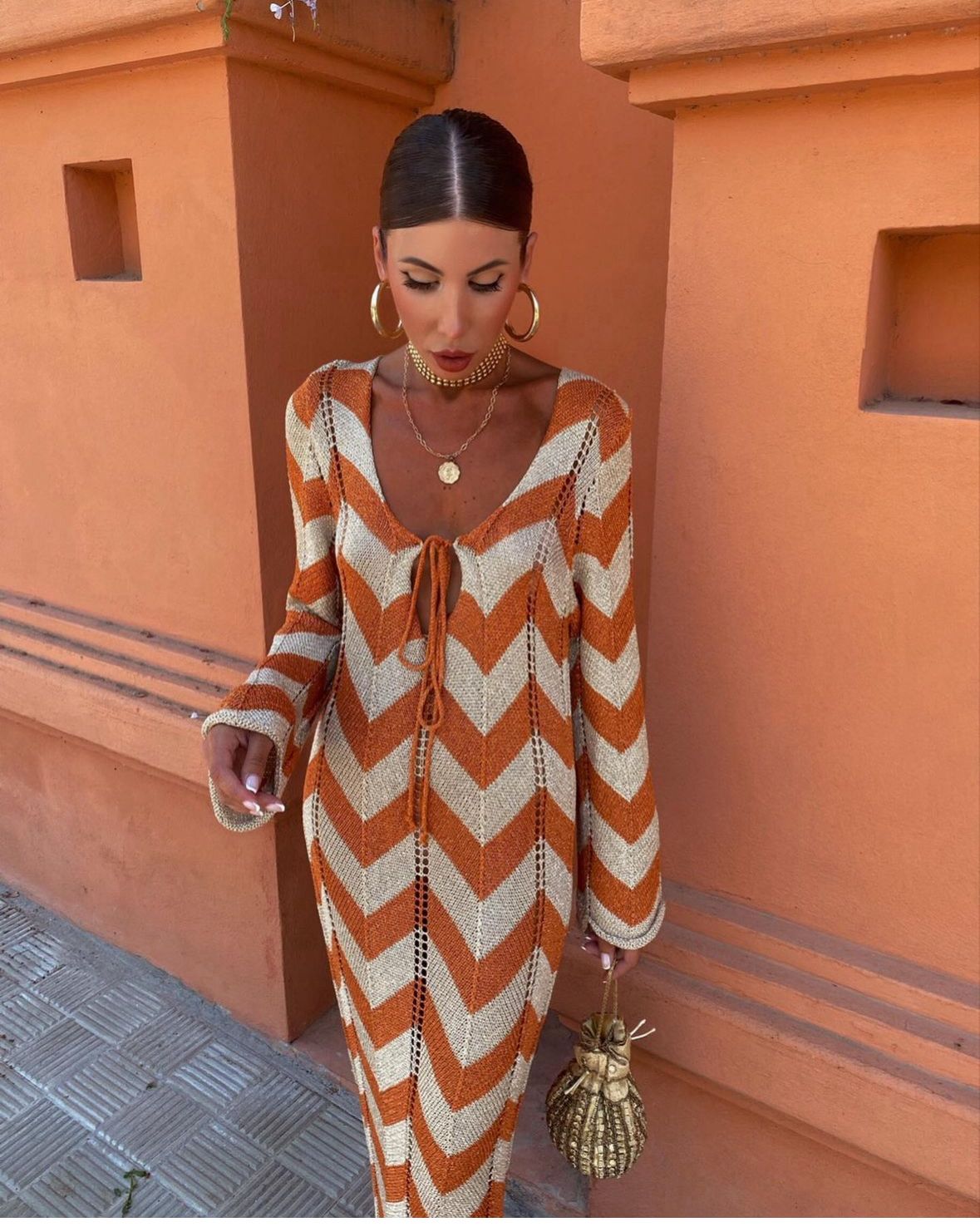 Textured Maxi Dress – Women's Summer Dress