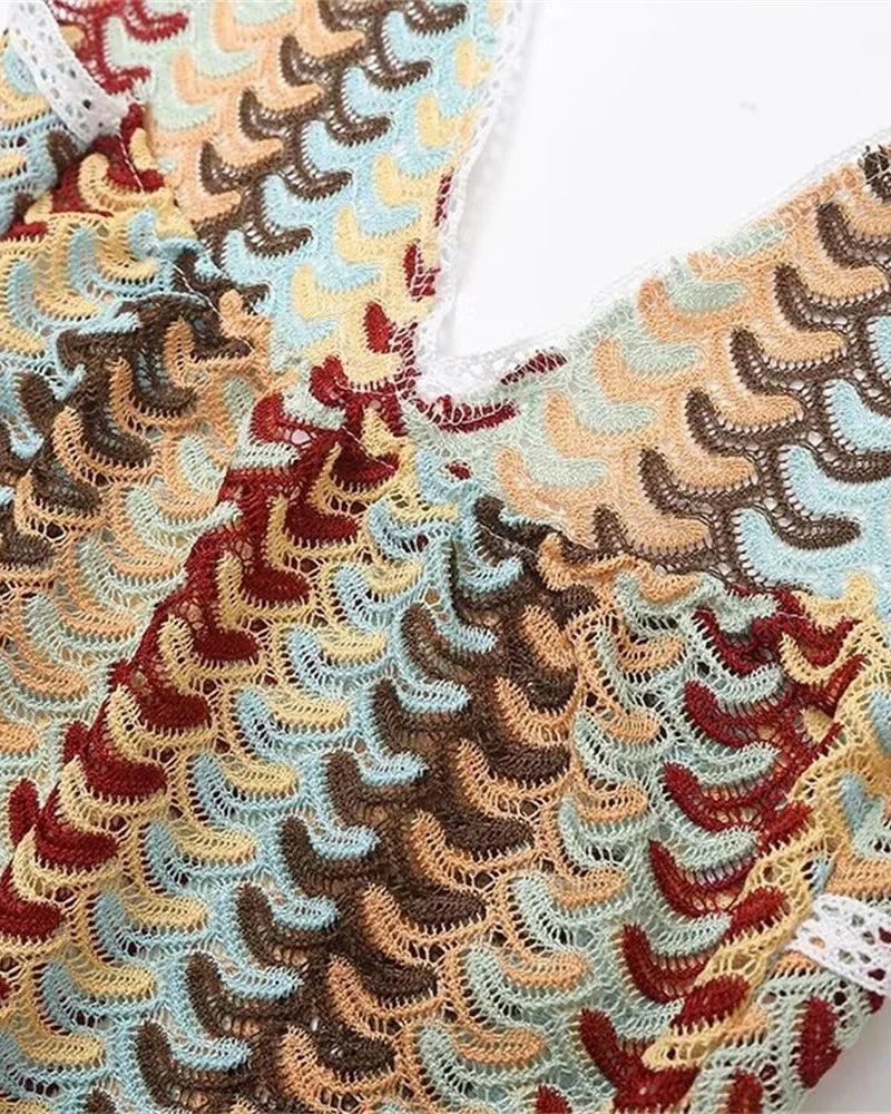 Crochet Maxi Dress – Women's Summer Dress