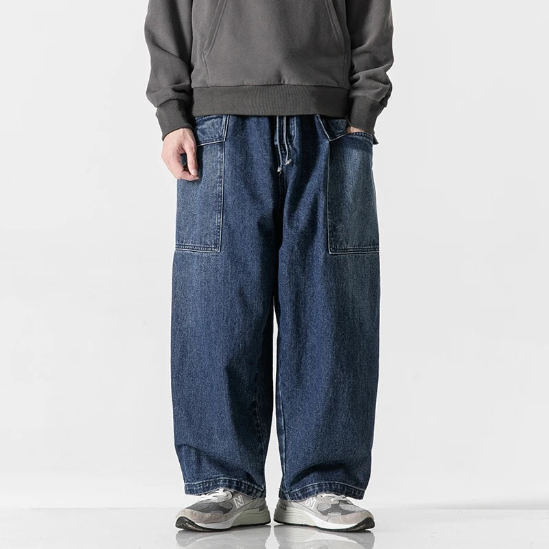 Cordell Wide-Leg Denim Jeans