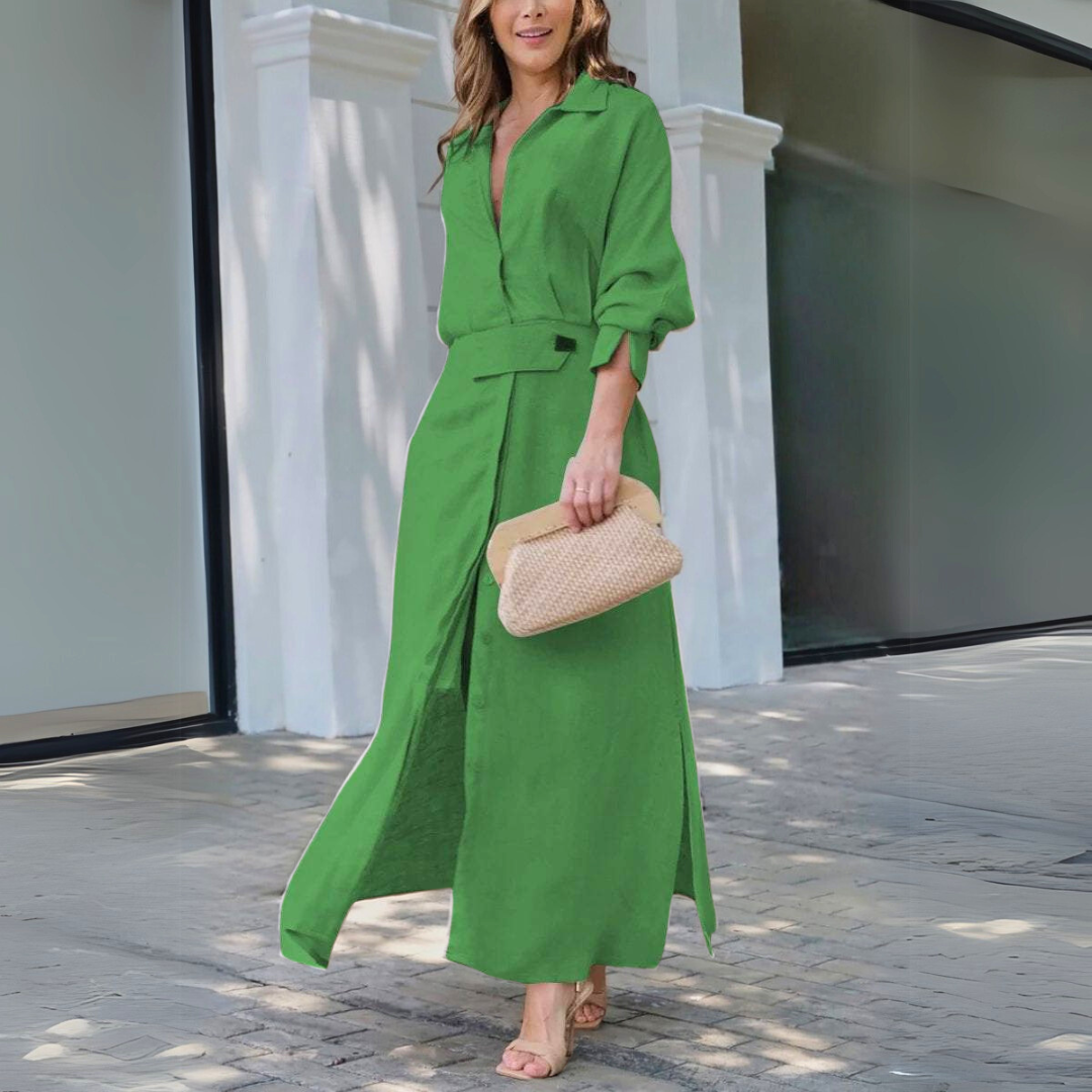 V-Neck Maxi Dress – Women's Summer Dress