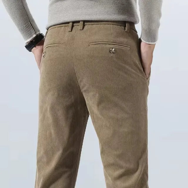 Men's Slim Fit Corduroy Chino Pants