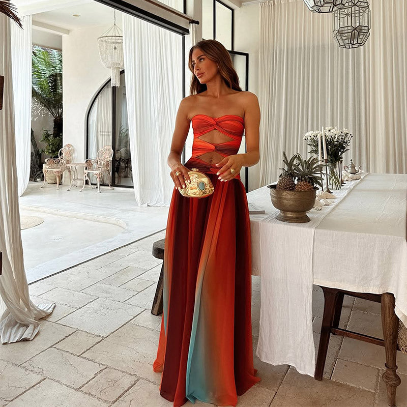 Ombre Maxi Dress – Women's Evening Dress