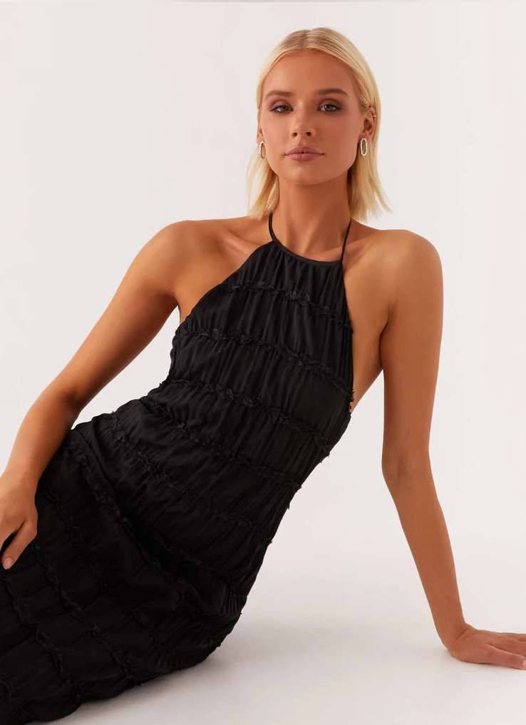 Halter Maxi Dress – Women's Evening Dress