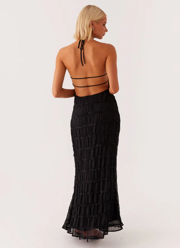 Halter Maxi Dress – Women's Evening Dress