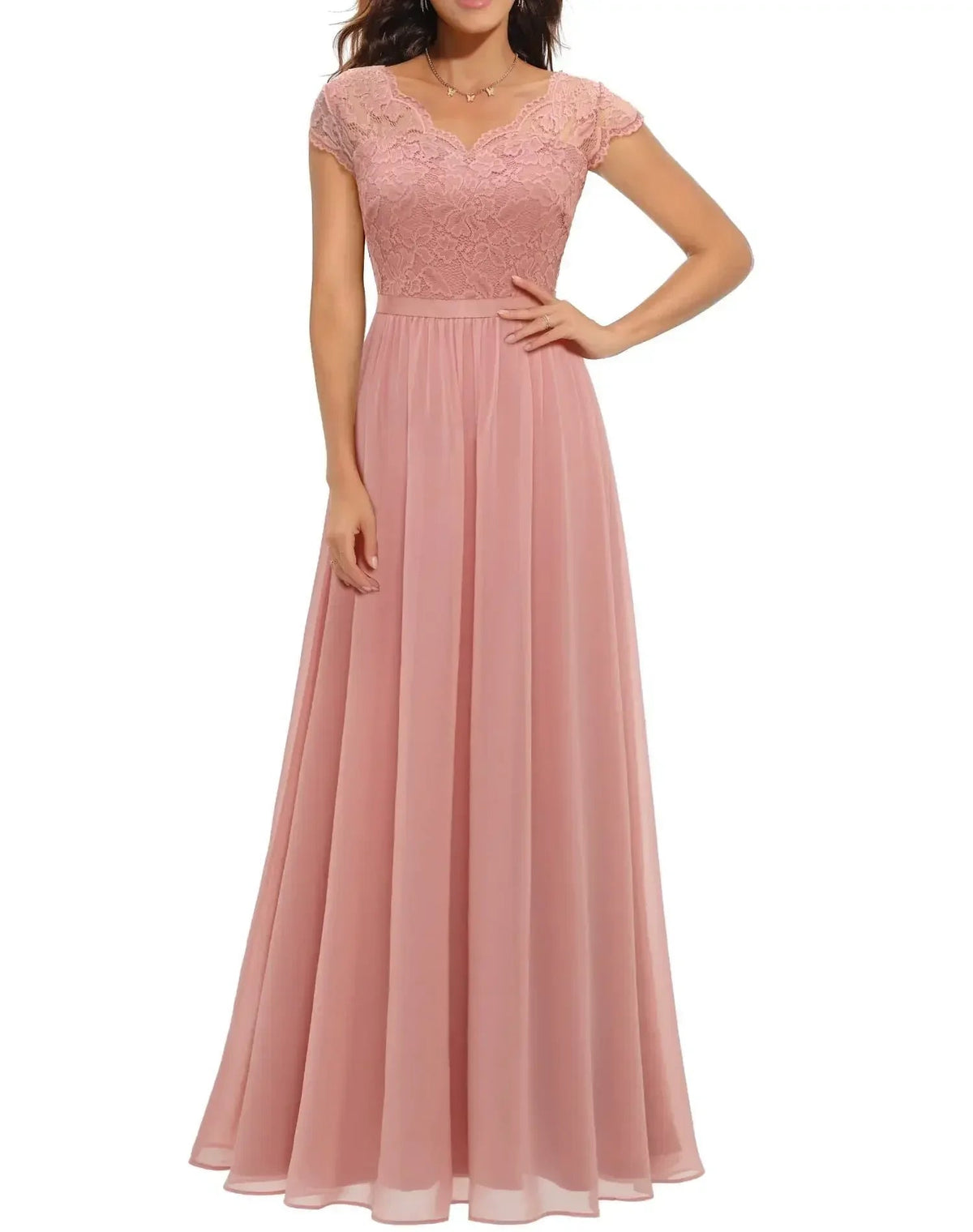 Lace Maxi Dress – Women's Evening Dress