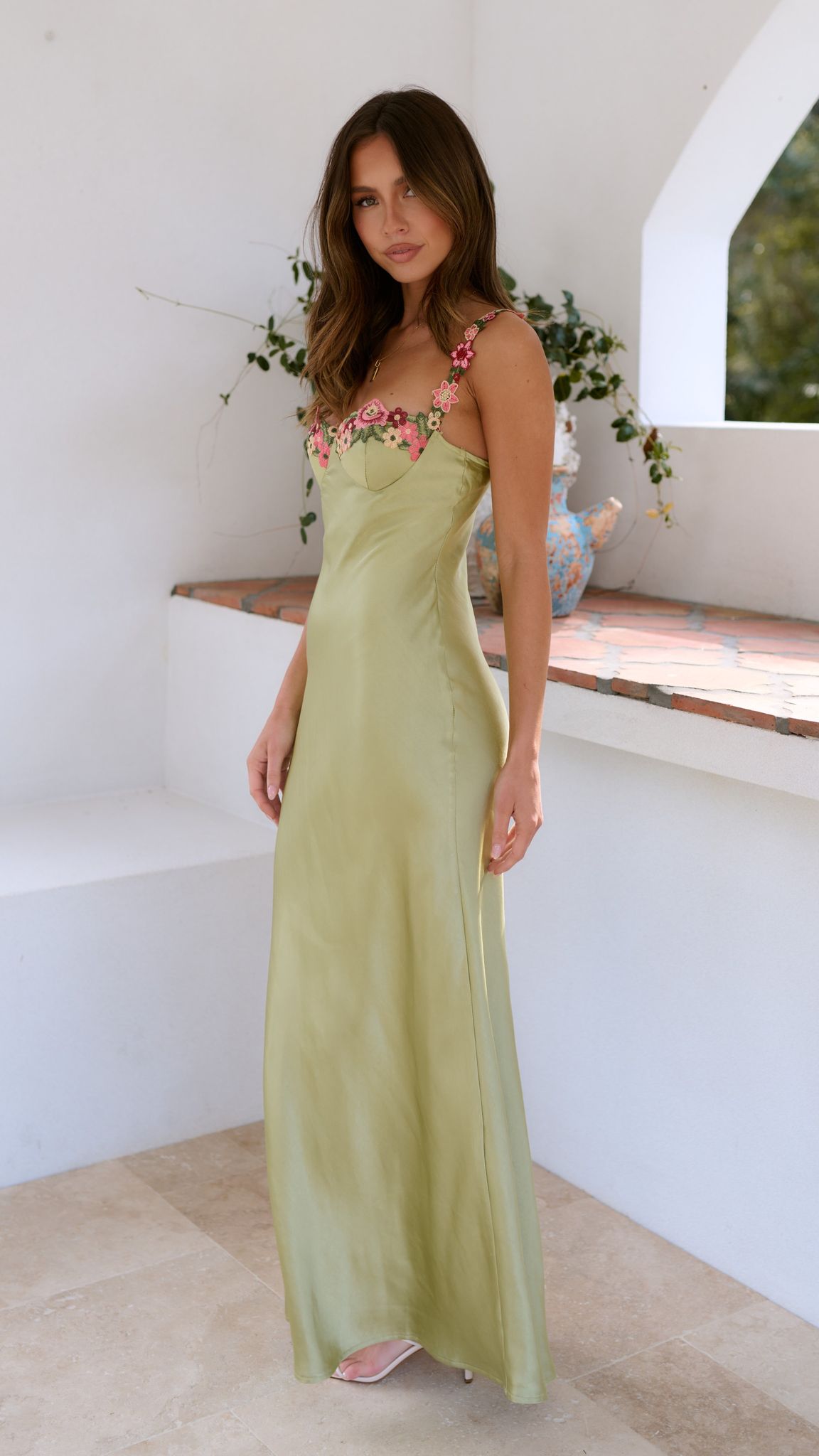 Embroidered Maxi Dress – Women's Formal Evening Dress