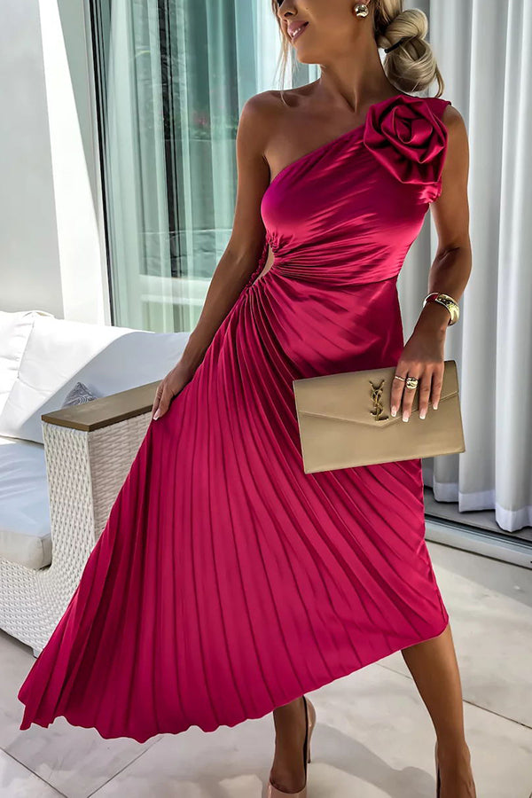 Floral Midi Dress – Women's Party Dress