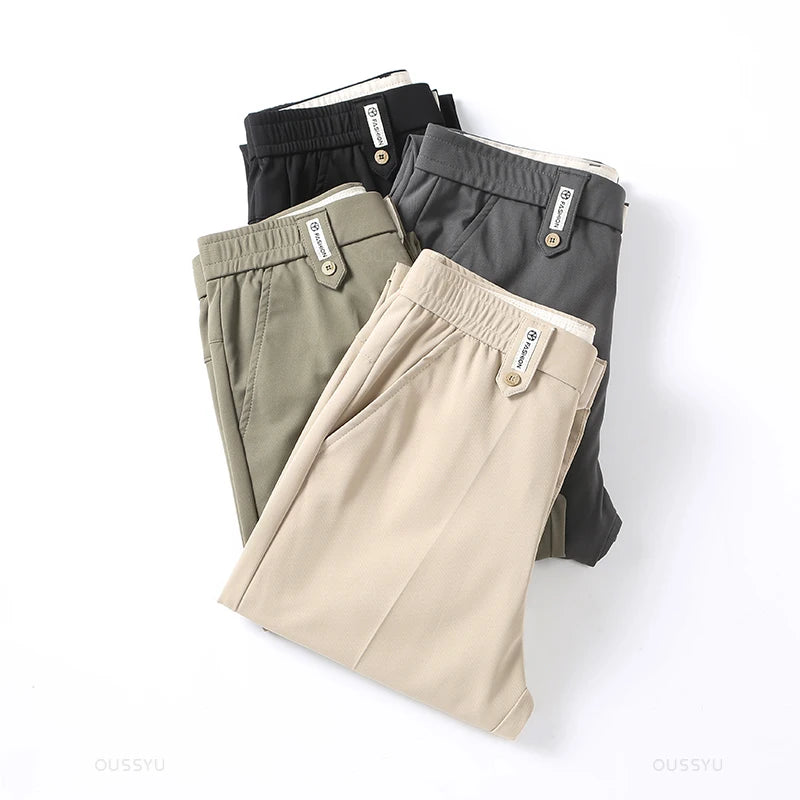 Men's Straight-Leg Dress Pants – Slim Fit