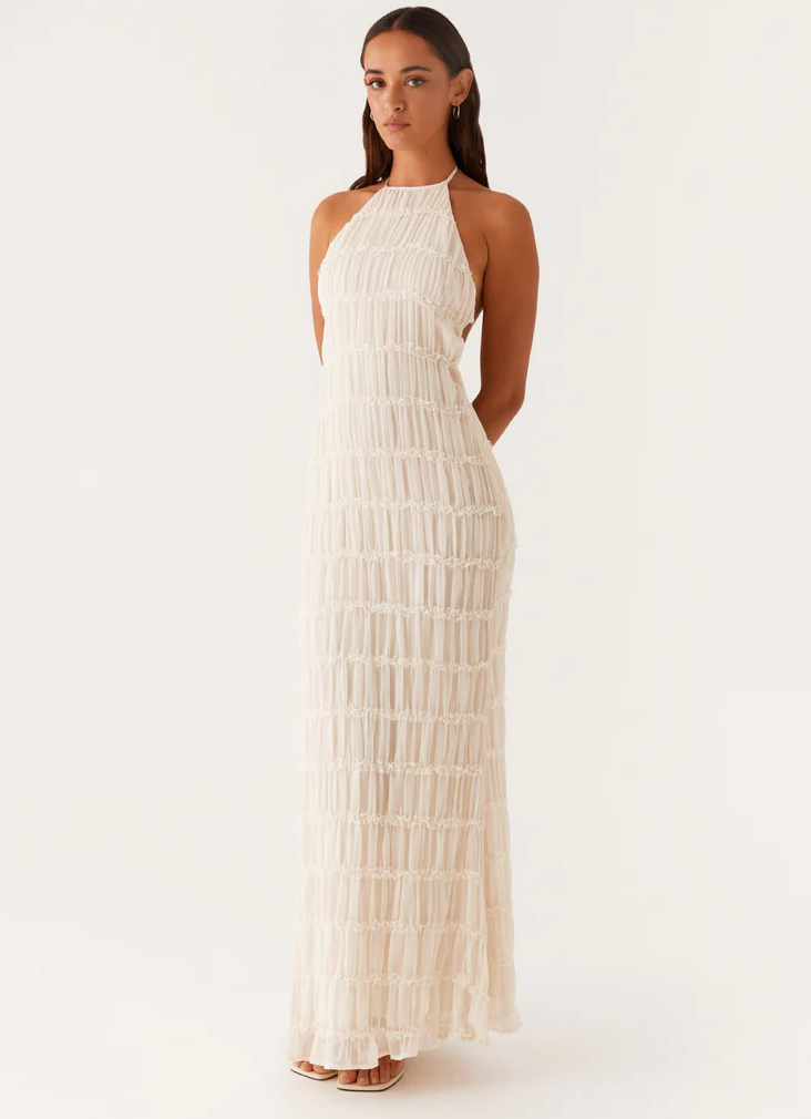Halter Maxi Dress – Women's Evening Dress
