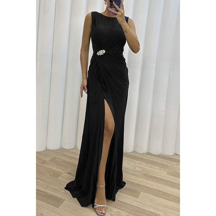 Pleated Maxi Dress – Women's Wedding Guest Dress