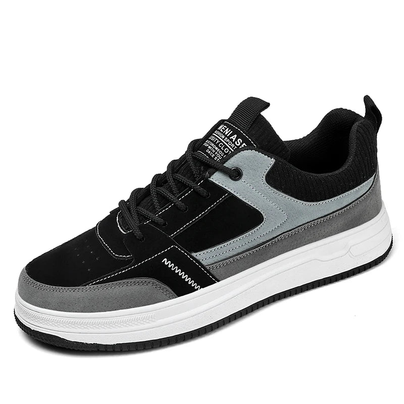 Men's Patchwork Low-Top Sneakers