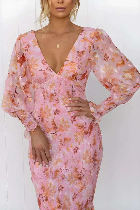 Floral Maxi Dress – Women's Evening Dress