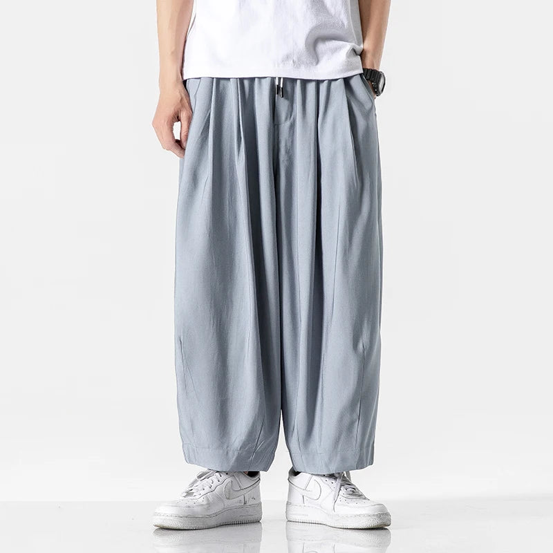 Corwin Wide-Leg Cotton Sweatpants