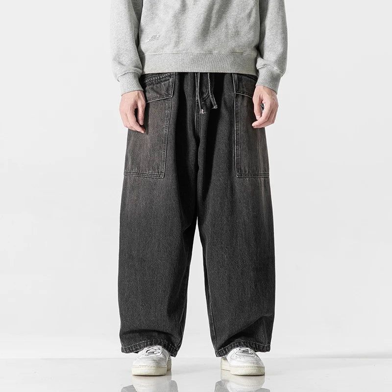 Cordell Wide-Leg Denim Jeans