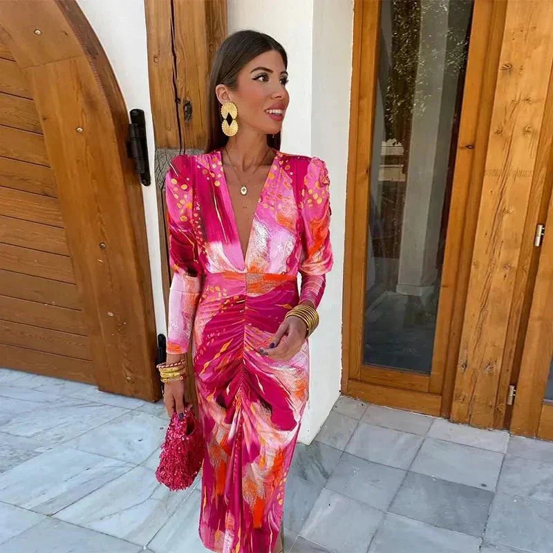 Wrap Maxi Dress – Women's Summer Dress