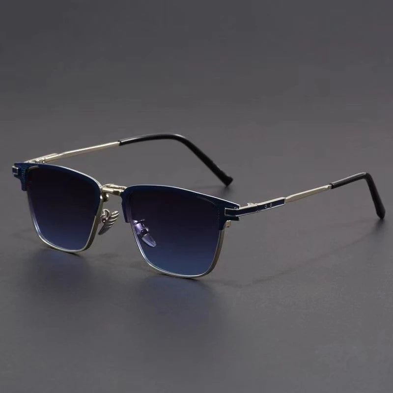 Verano UV400 Metal Frame Geometric Sunglasses