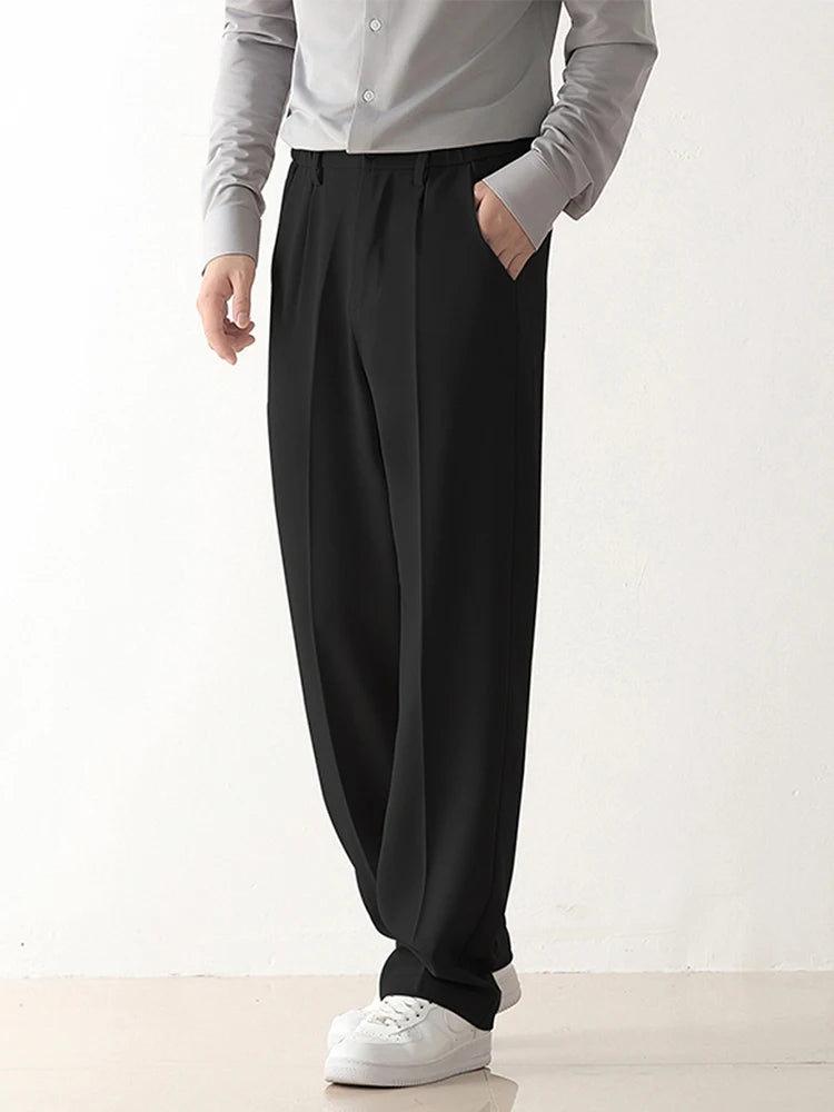 Montari Cotton Pleated Trousers