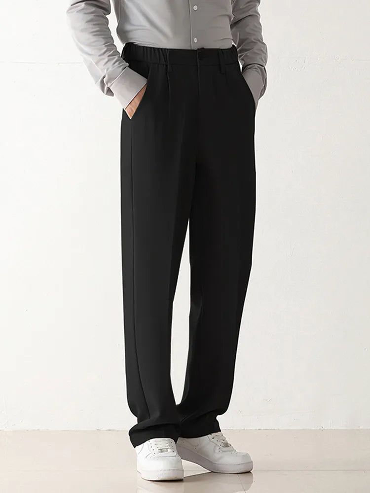 Montari Cotton Pleated Trousers