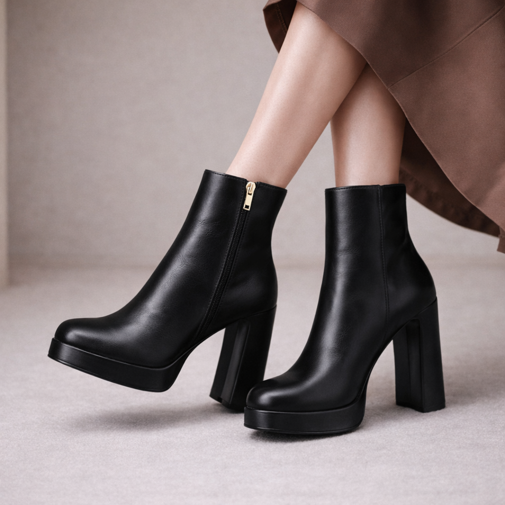 Savona Genuine Leather Heels