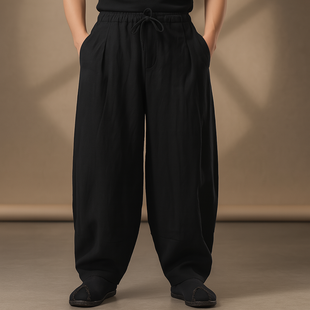 Camden Wide-Leg Linen Pants