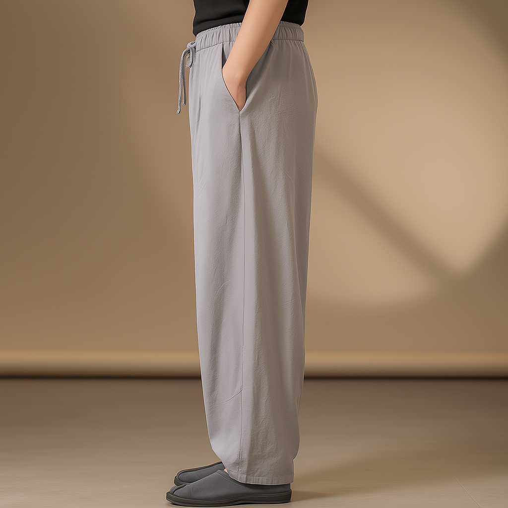 Camden Wide-Leg Linen Pants