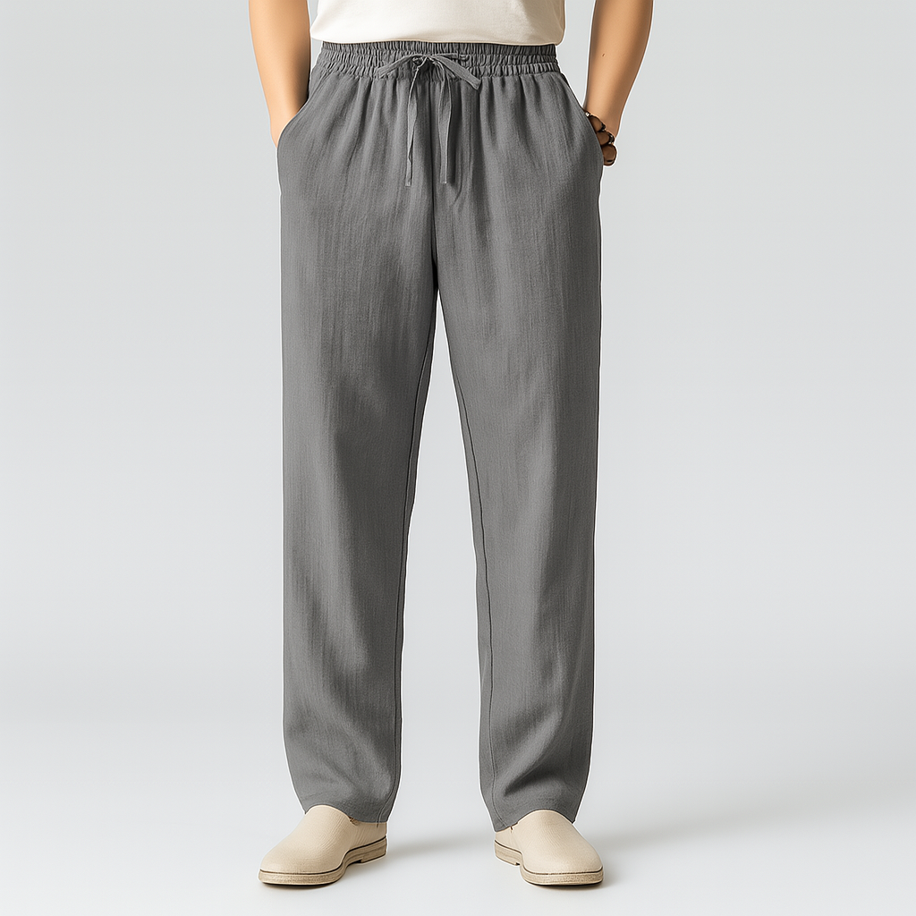 Montari Linen Drawstring Pants