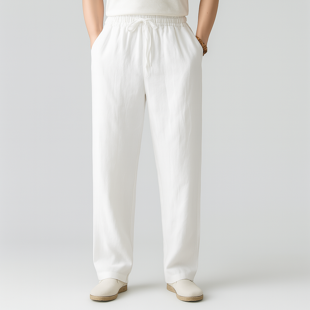 Montari Linen Drawstring Pants